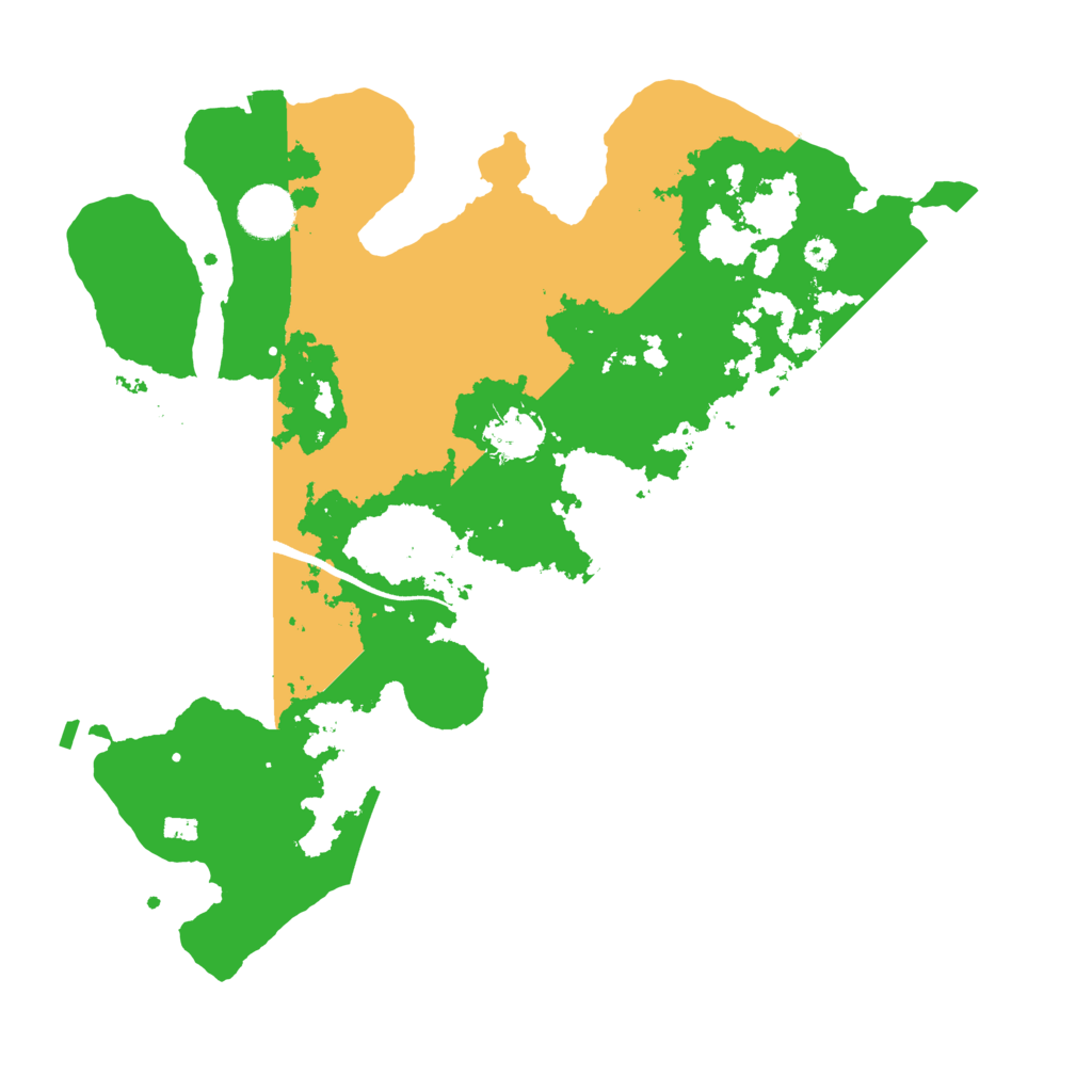 Biome Rust Map: Procedural Map, Size: 3500, Seed: 1610345335