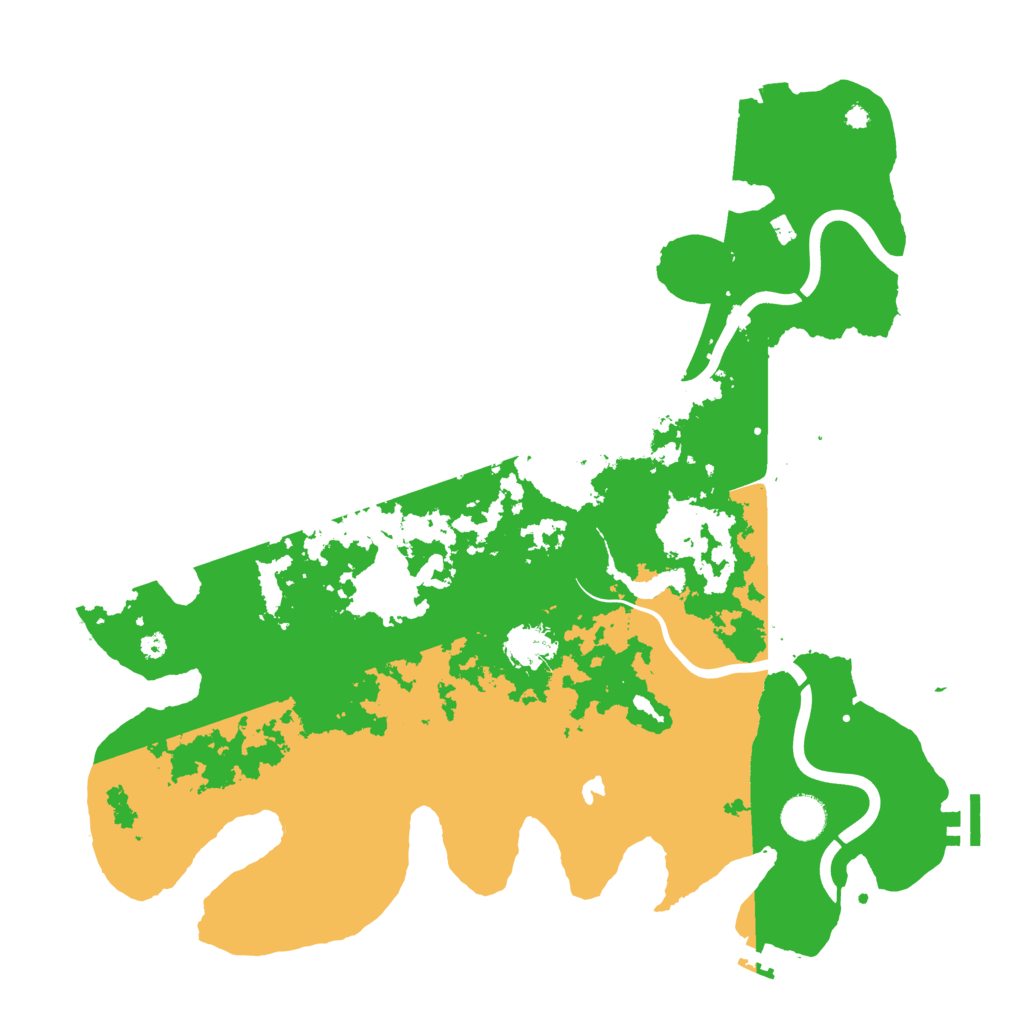 Biome Rust Map: Procedural Map, Size: 4000, Seed: 518893336