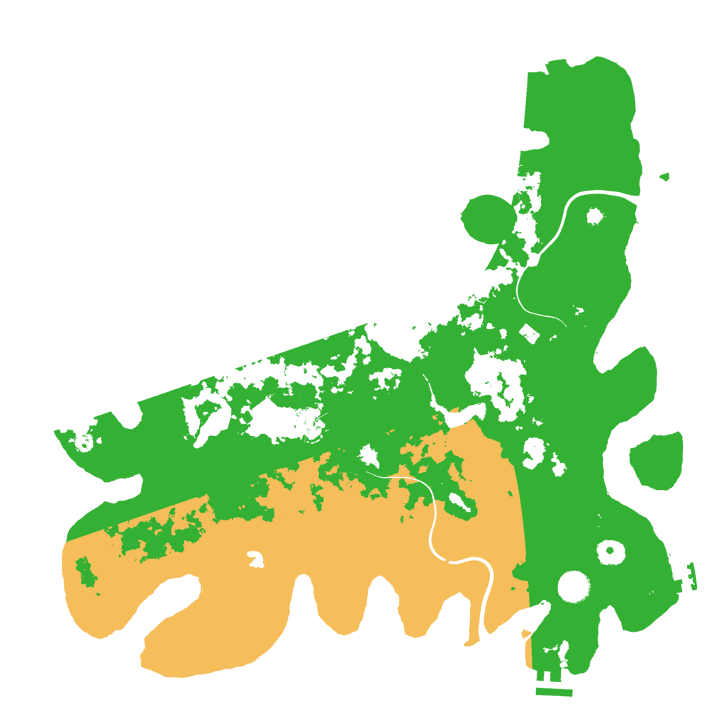 Biome Rust Map: Procedural Map, Size: 4000, Seed: 518893336