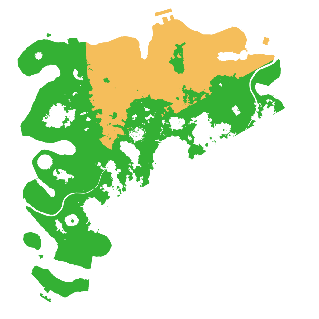 Biome Rust Map: Procedural Map, Size: 3750, Seed: 985021105