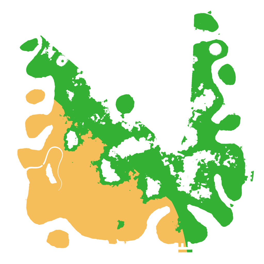 Biome Rust Map: Procedural Map, Size: 3800, Seed: 337188073