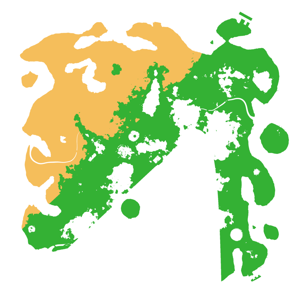 Biome Rust Map: Procedural Map, Size: 4300, Seed: 971234