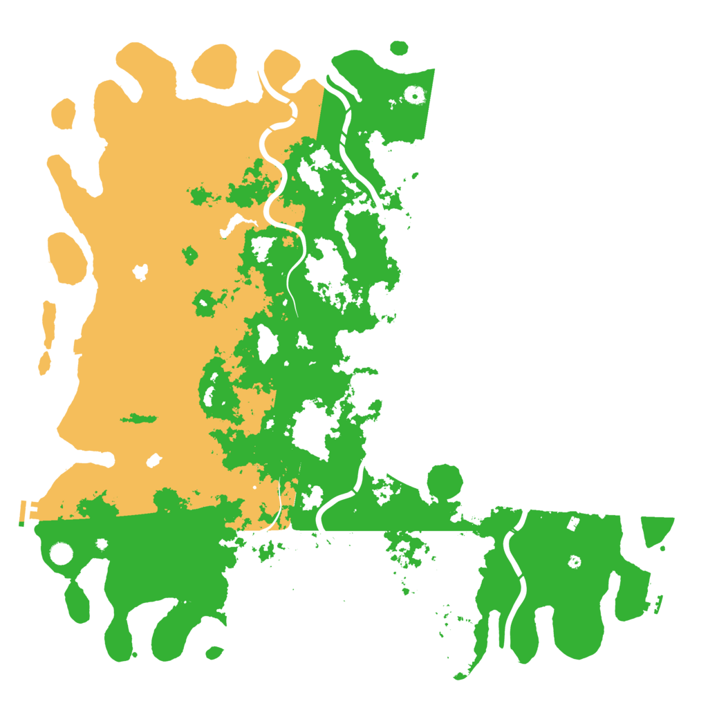 Biome Rust Map: Procedural Map, Size: 5500, Seed: 7850