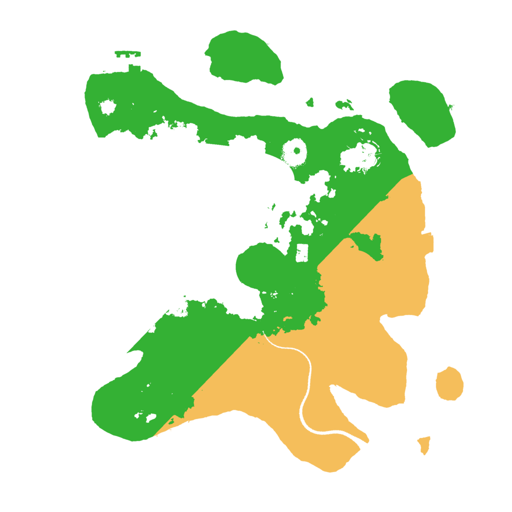 Biome Rust Map: Procedural Map, Size: 3000, Seed: 1464706794