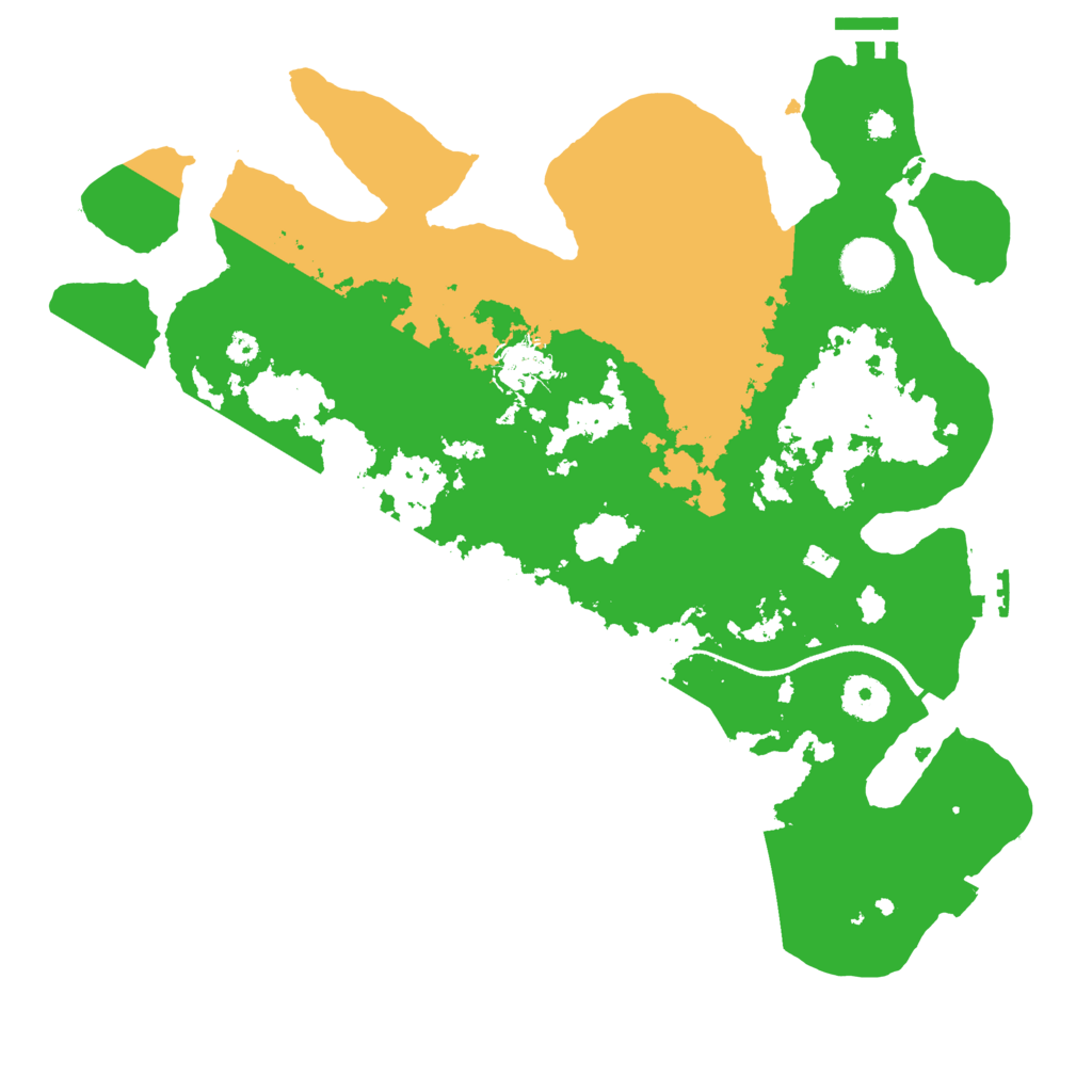 Biome Rust Map: Procedural Map, Size: 3500, Seed: 971458018