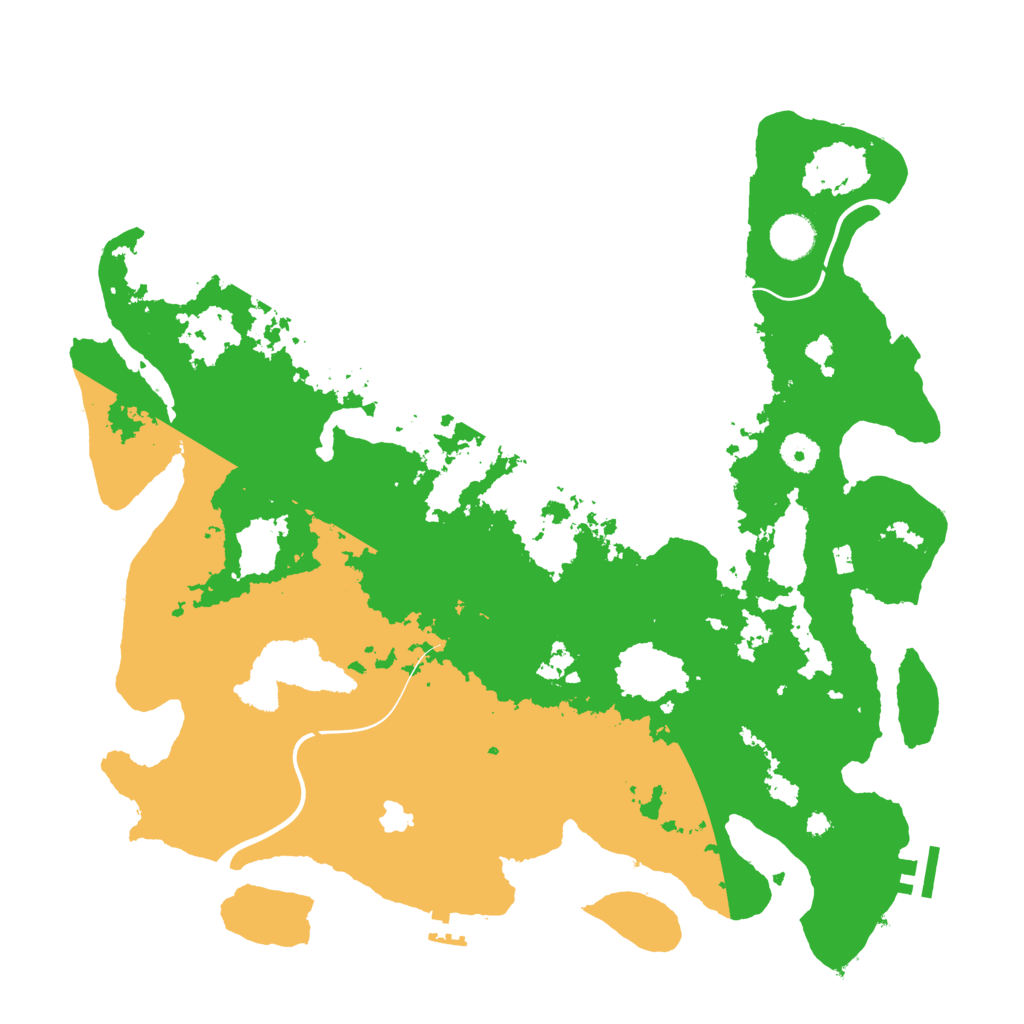 Biome Rust Map: Procedural Map, Size: 4000, Seed: 208625075