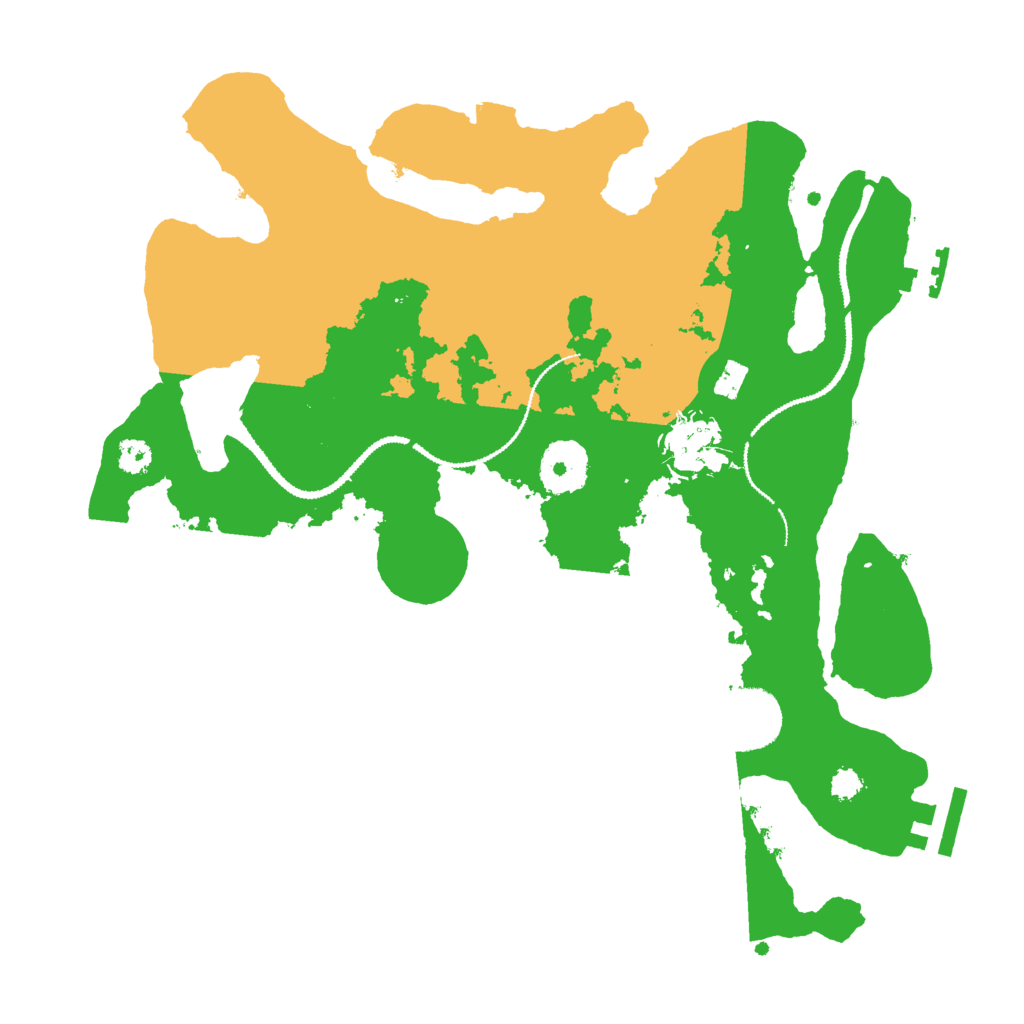 Biome Rust Map: Procedural Map, Size: 3000, Seed: 84856238