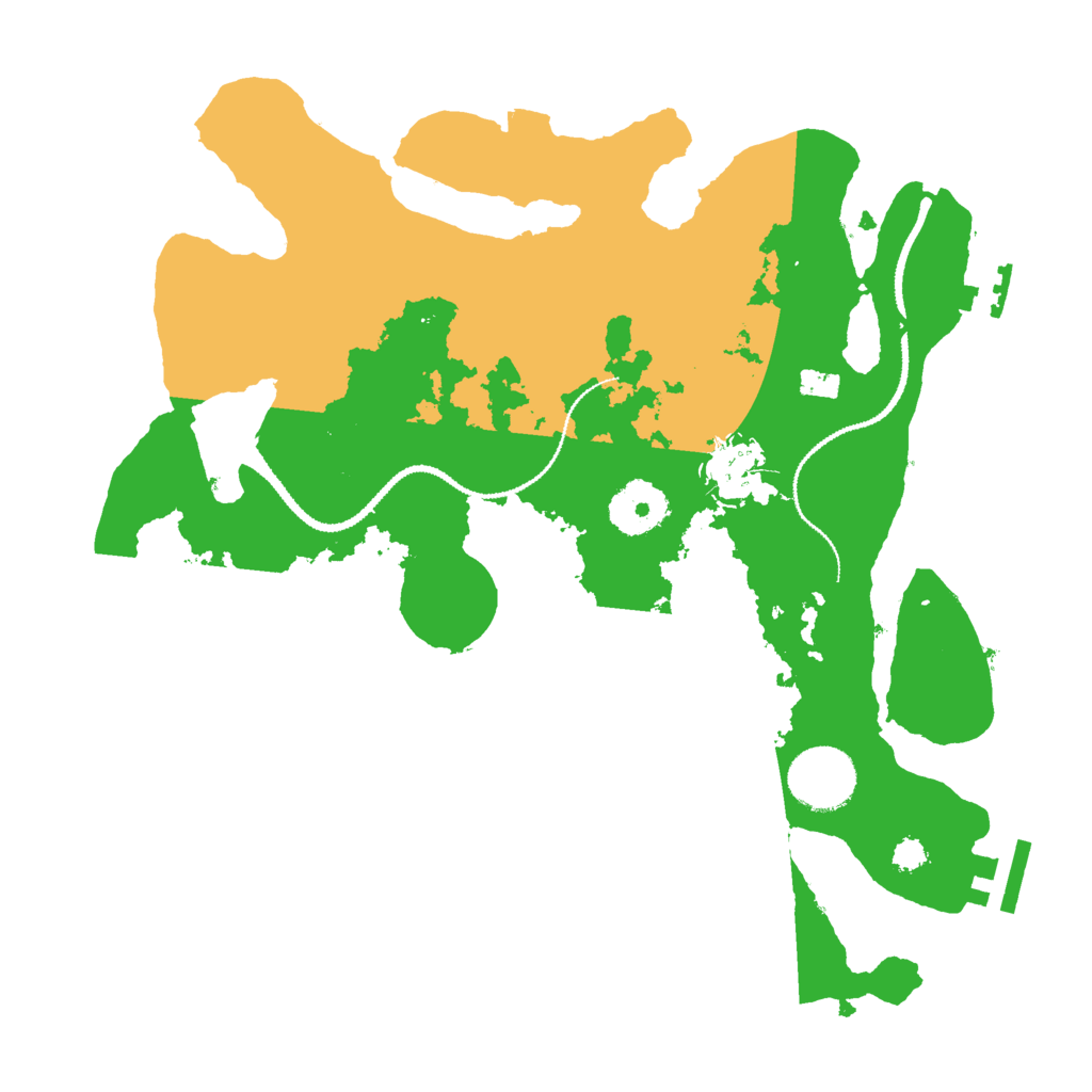 Biome Rust Map: Procedural Map, Size: 3000, Seed: 84856238