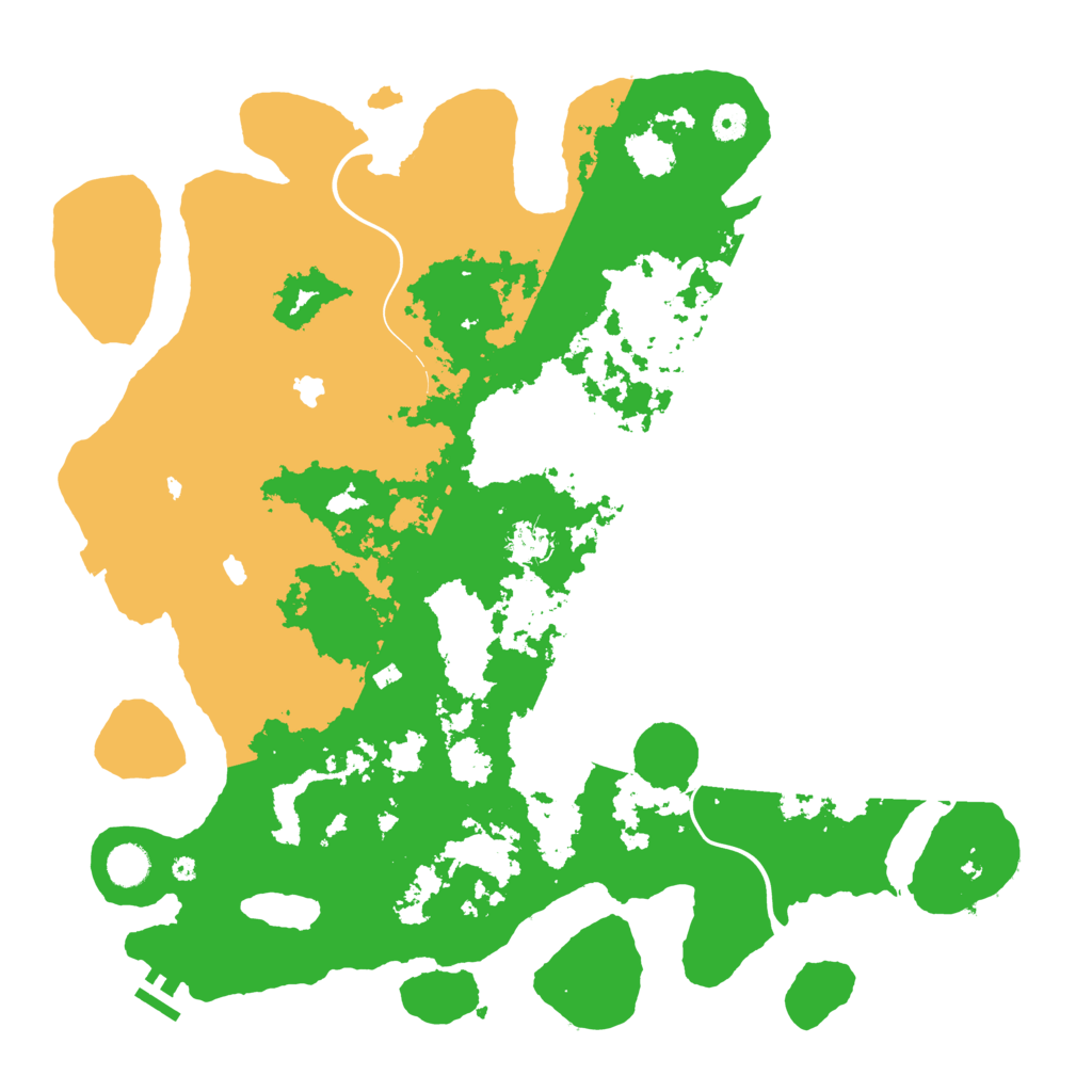 Biome Rust Map: Procedural Map, Size: 4500, Seed: 982688009