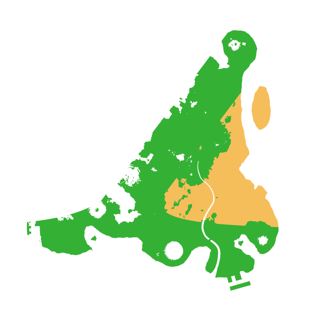 Biome Rust Map: Procedural Map, Size: 3000, Seed: 172049147