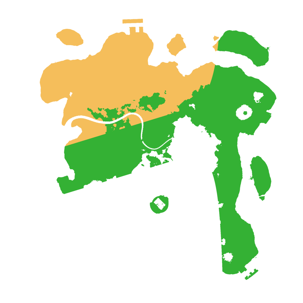 Biome Rust Map: Procedural Map, Size: 3000, Seed: 1219216740