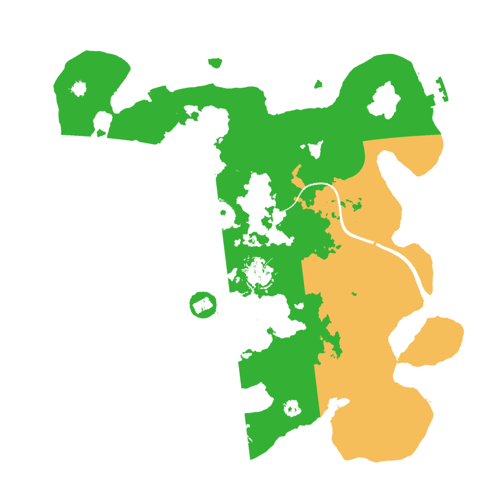 Biome Rust Map: Procedural Map, Size: 3000, Seed: 81341