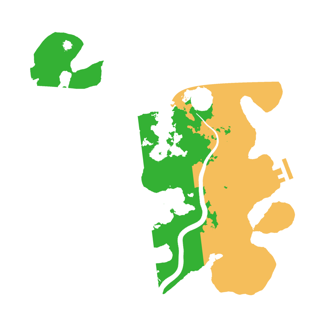 Biome Rust Map: Procedural Map, Size: 3000, Seed: 81341