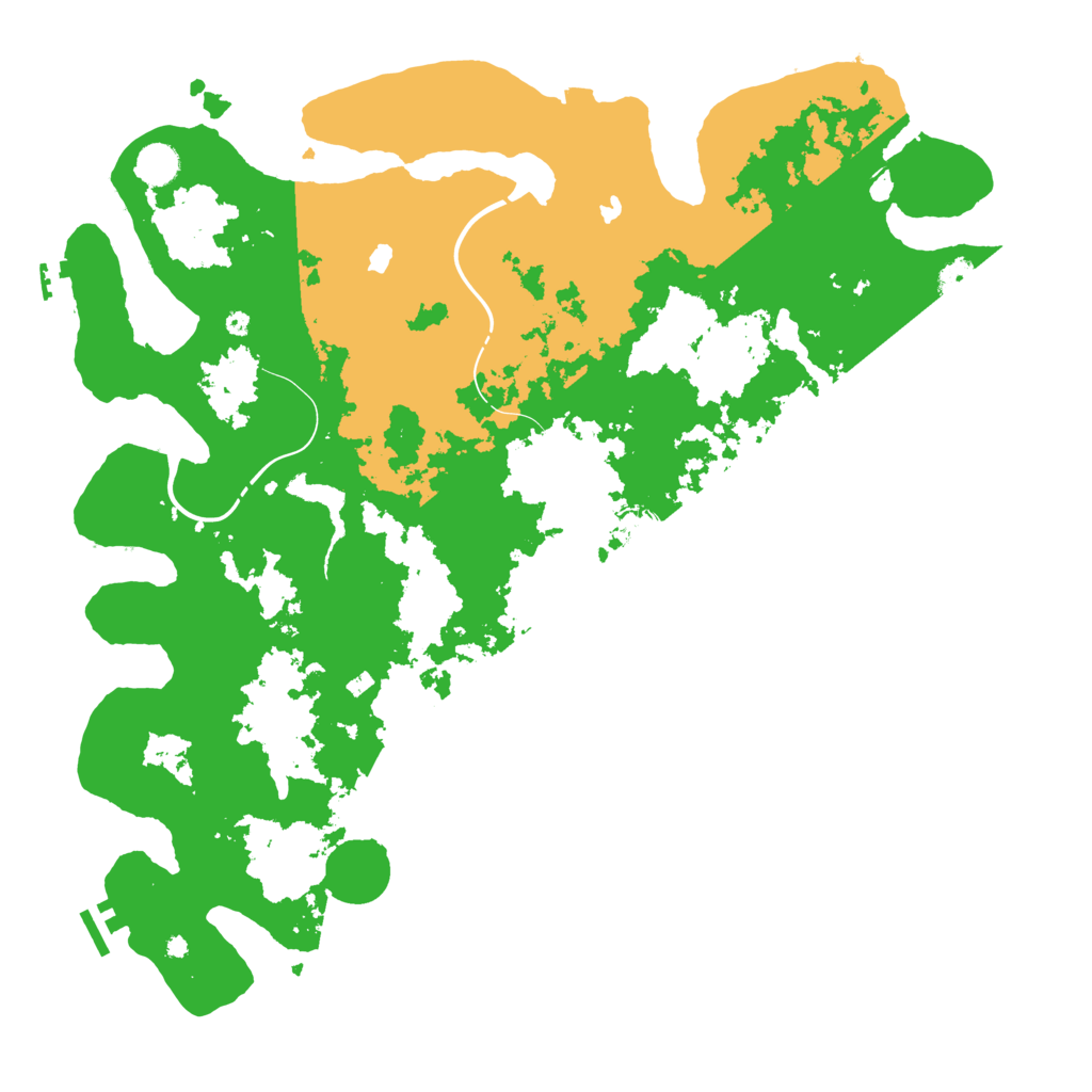 Biome Rust Map: Procedural Map, Size: 4500, Seed: 10512