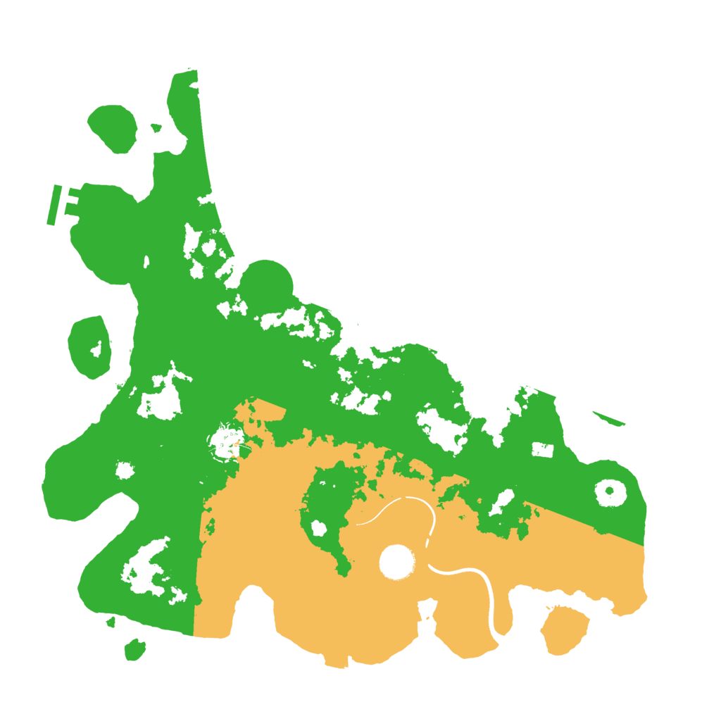 Biome Rust Map: Procedural Map, Size: 3600, Seed: 21355