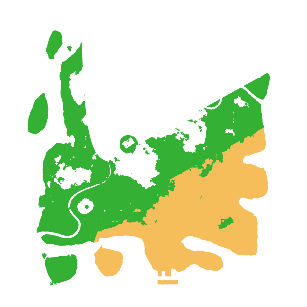 Biome Rust Map: Procedural Map, Size: 3000, Seed: 28764