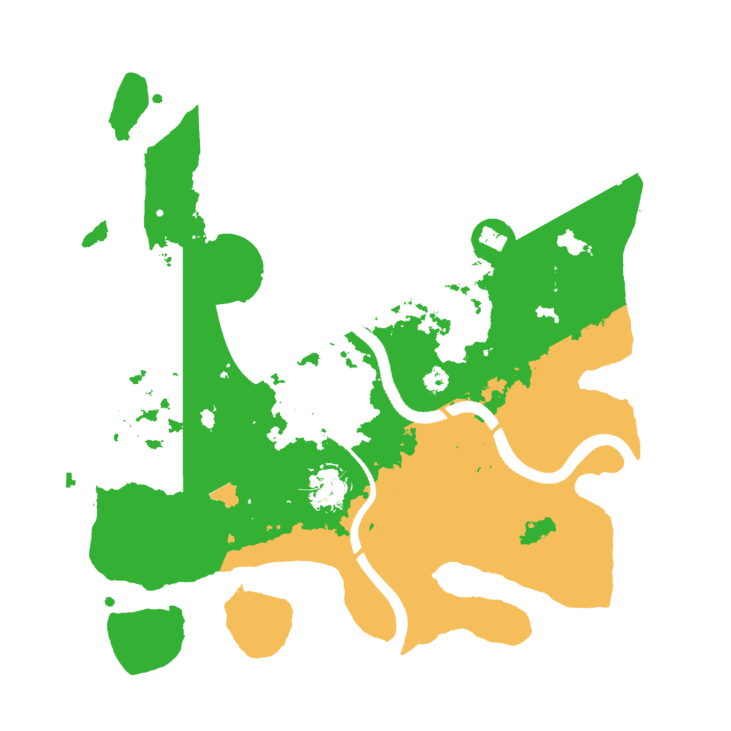 Biome Rust Map: Procedural Map, Size: 3000, Seed: 28764