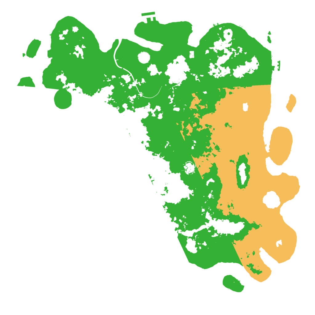 Biome Rust Map: Procedural Map, Size: 4711, Seed: 893376