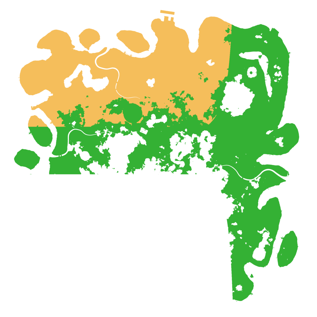 Biome Rust Map: Procedural Map, Size: 4500, Seed: 1999215913