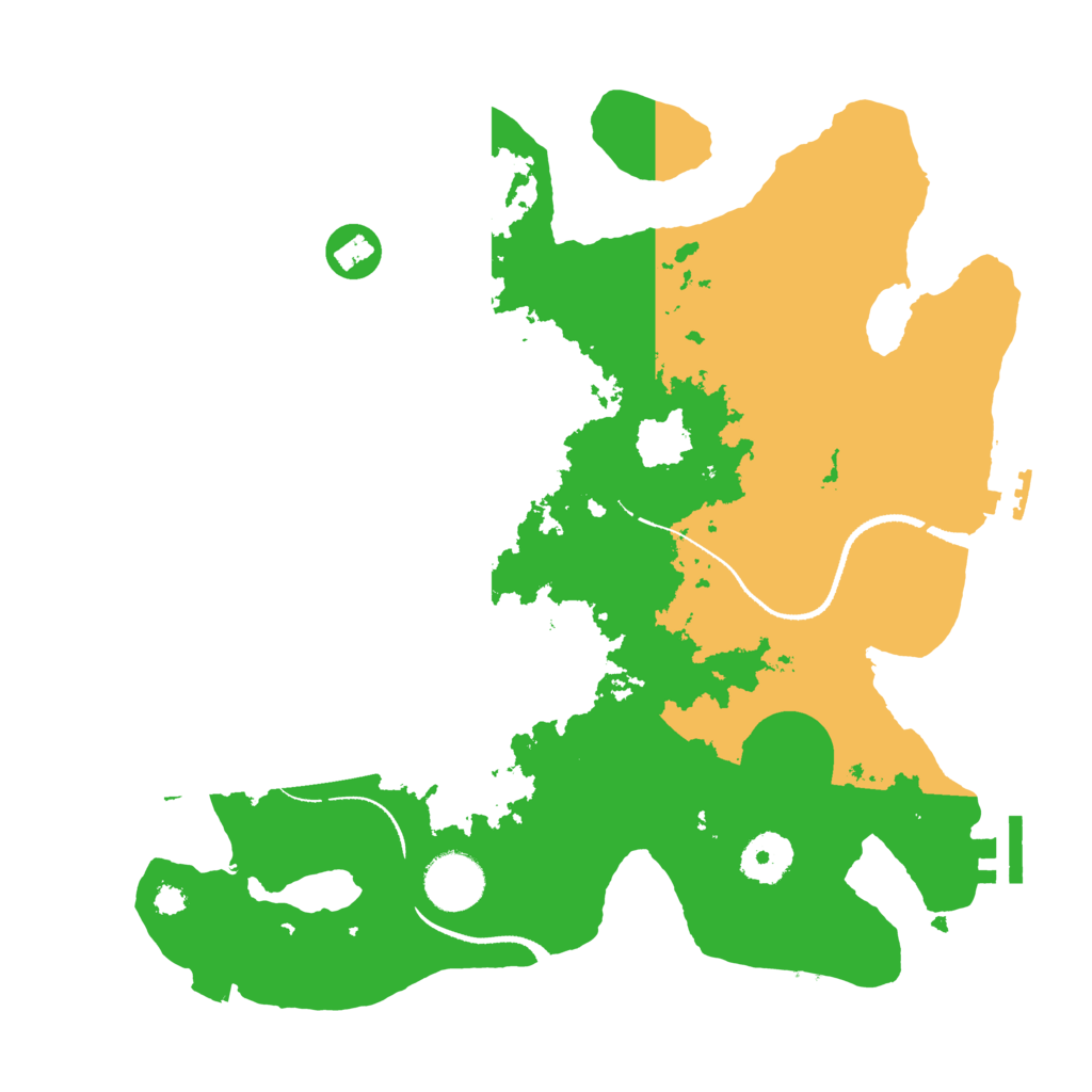 Biome Rust Map: Procedural Map, Size: 3250, Seed: 516045170