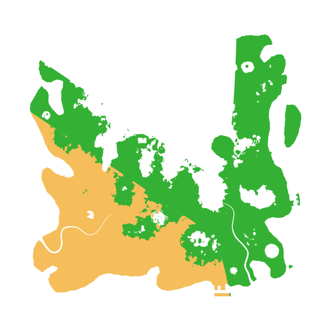 Biome Rust Map: Procedural Map, Size: 4000, Seed: 17737749