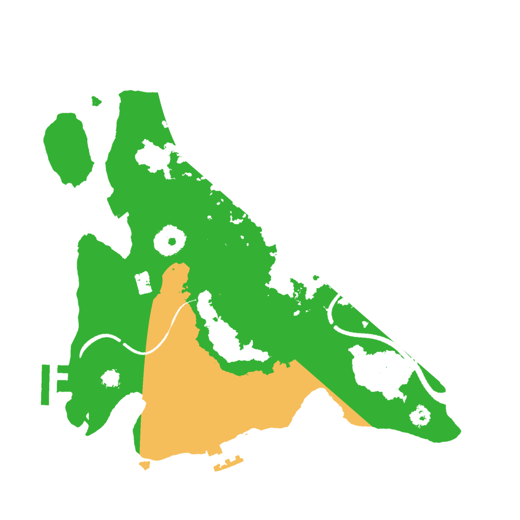 Biome Rust Map: Procedural Map, Size: 2600, Seed: 1872355947