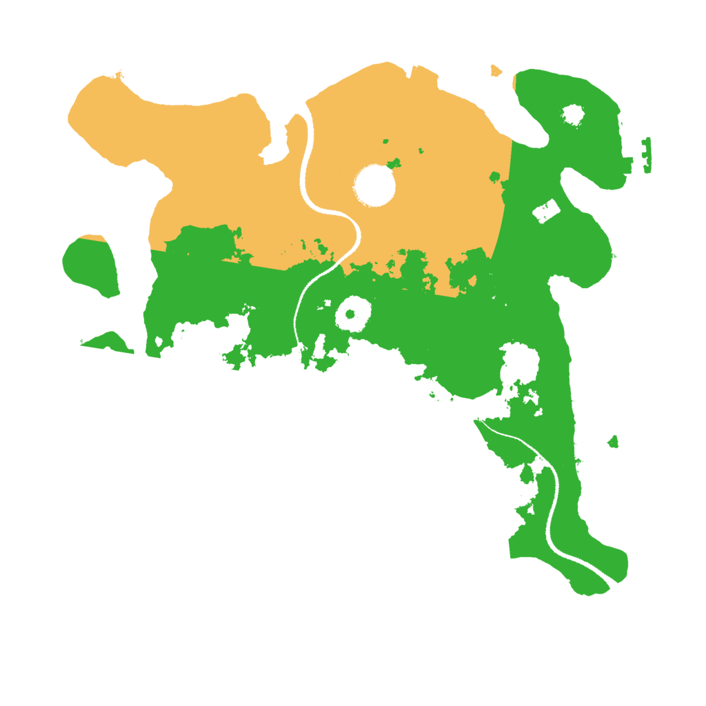 Biome Rust Map: Procedural Map, Size: 3000, Seed: 24734