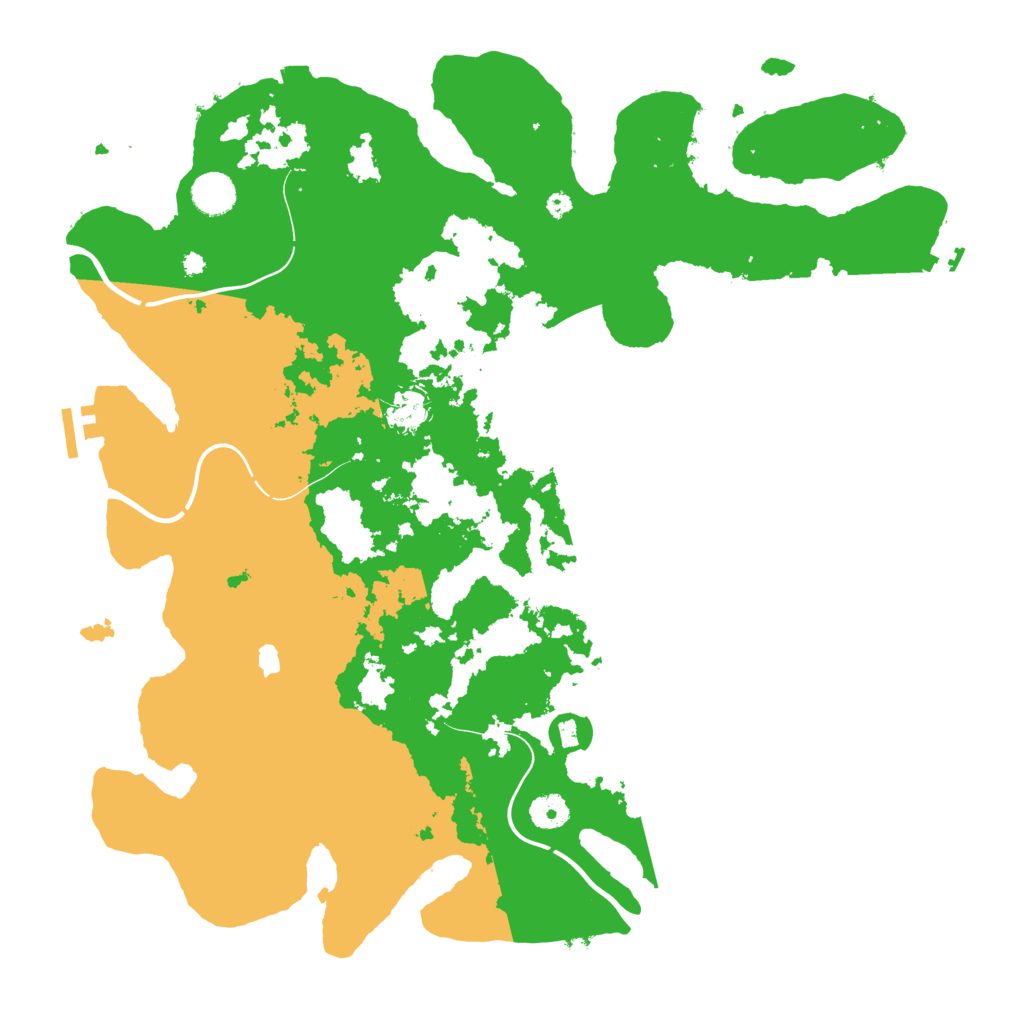 Biome Rust Map: Procedural Map, Size: 4150, Seed: 175421363