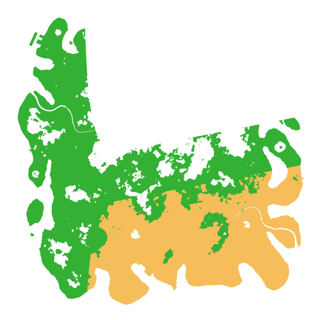 Biome Rust Map: Procedural Map, Size: 4500, Seed: 133777