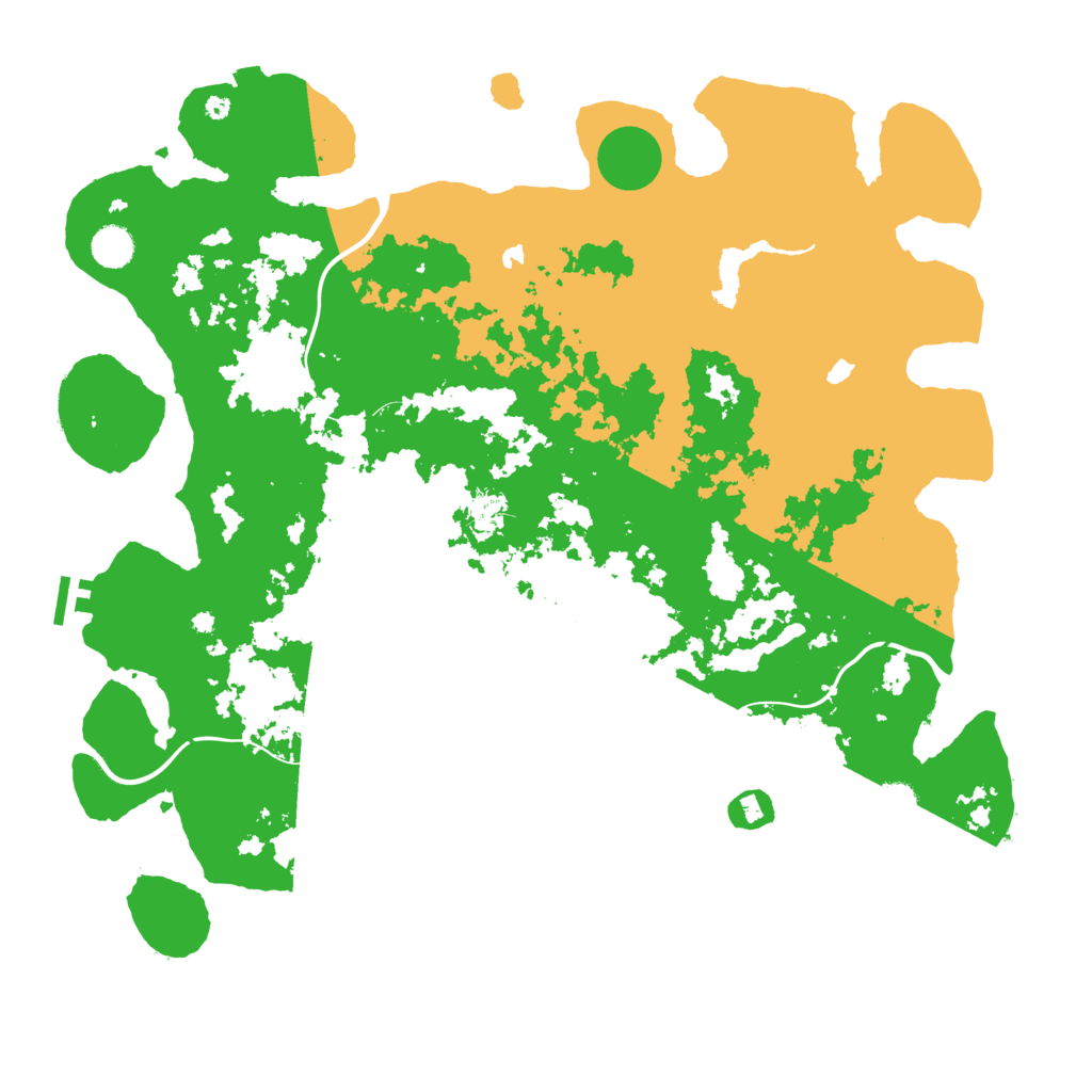 Biome Rust Map: Procedural Map, Size: 4500, Seed: 892802822