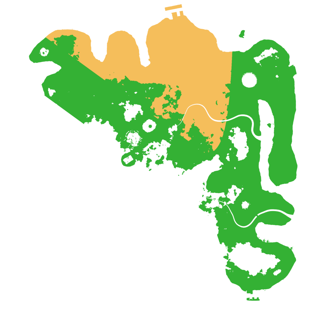 Biome Rust Map: Procedural Map, Size: 3750, Seed: 196461298