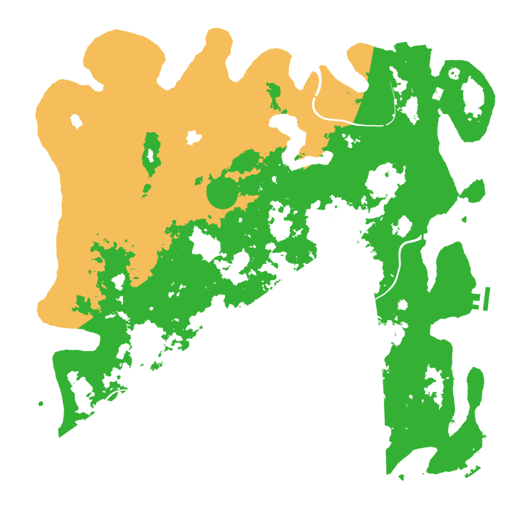 Biome Rust Map: Procedural Map, Size: 4500, Seed: 1522022467