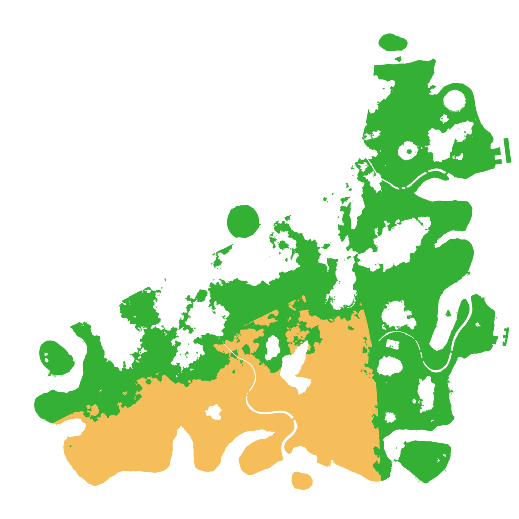 Biome Rust Map: Procedural Map, Size: 4250, Seed: 418263679