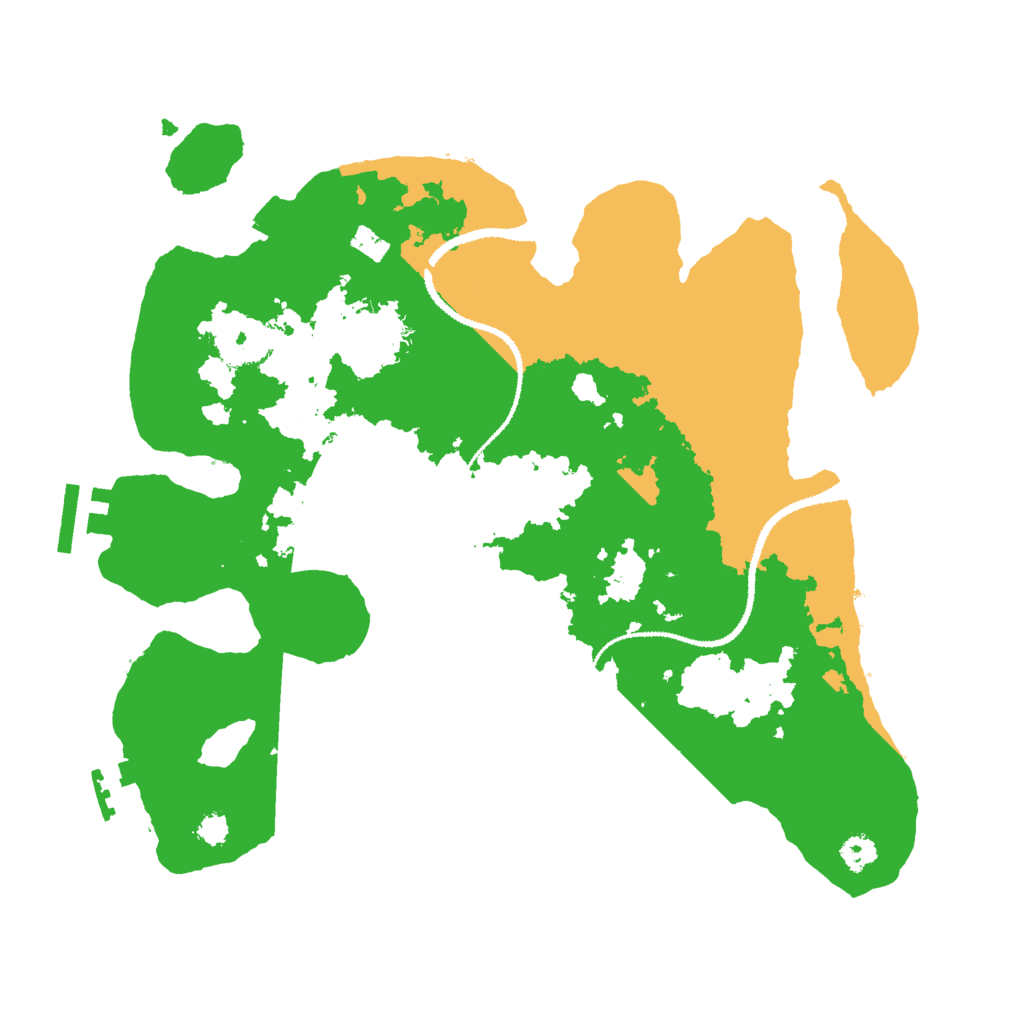 Biome Rust Map: Procedural Map, Size: 3000, Seed: 1024510548