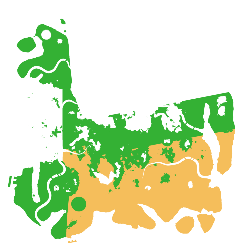 Biome Rust Map: Procedural Map, Size: 4500, Seed: 1168728502
