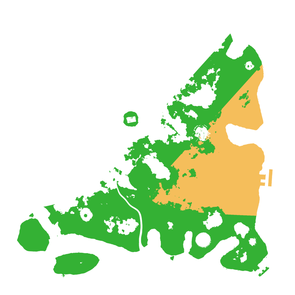 Biome Rust Map: Procedural Map, Size: 3500, Seed: 1415277084