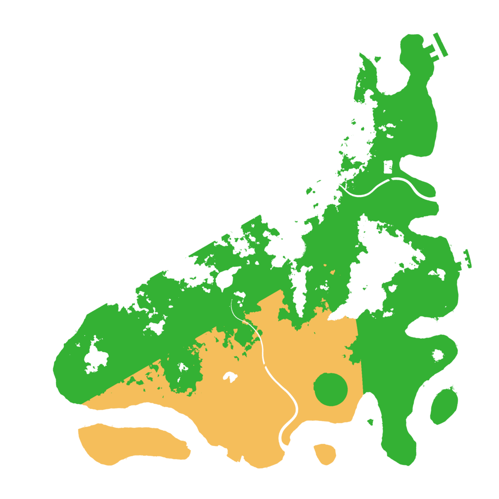 Biome Rust Map: Procedural Map, Size: 4000, Seed: 123291610