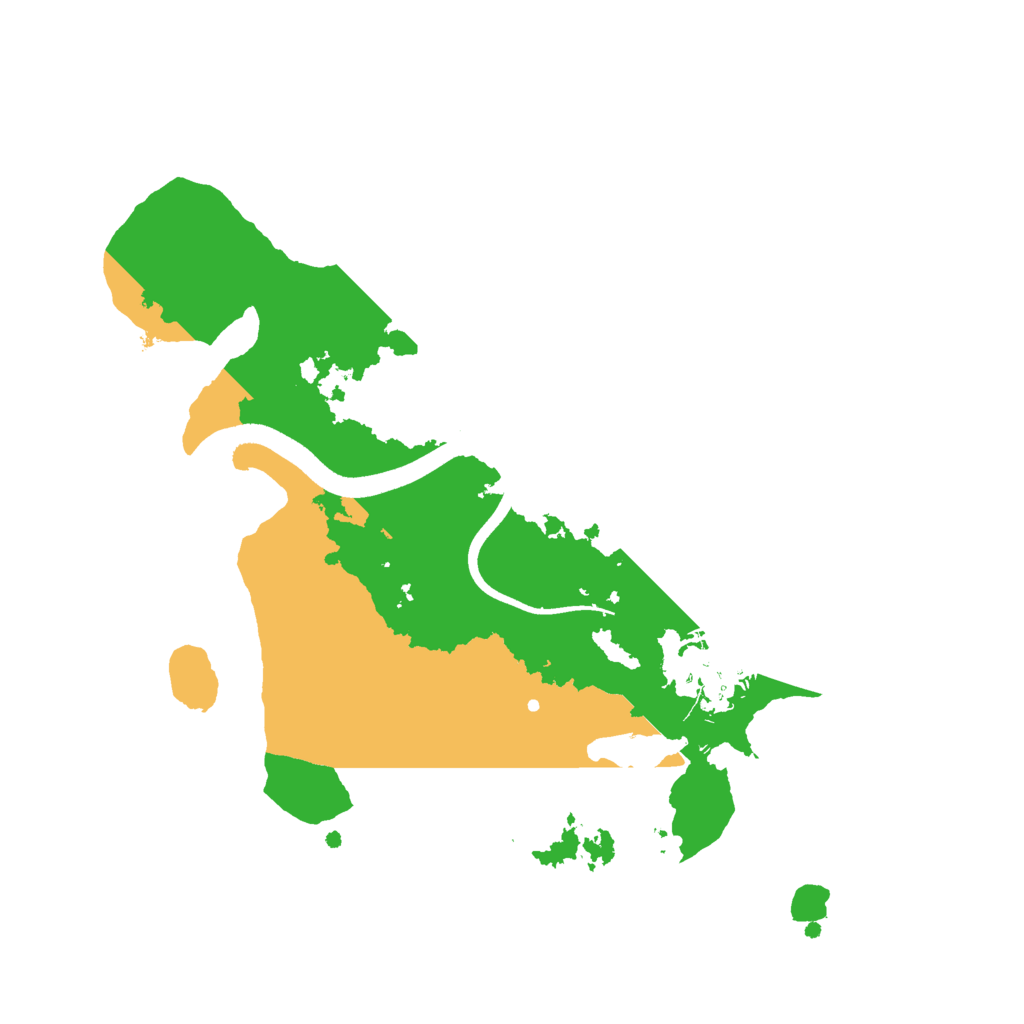 Biome Rust Map: Procedural Map, Size: 2500, Seed: 1648097319