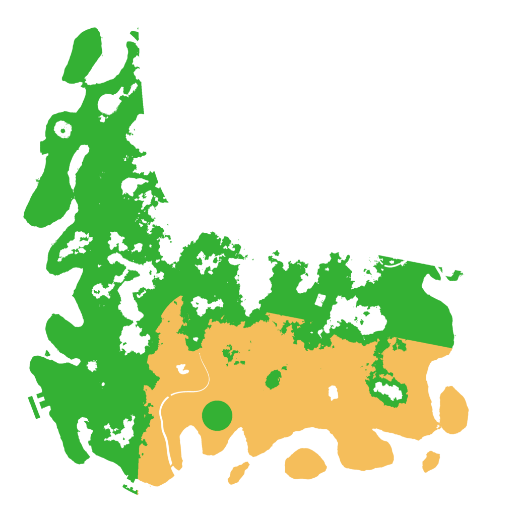Biome Rust Map: Procedural Map, Size: 4500, Seed: 506848865