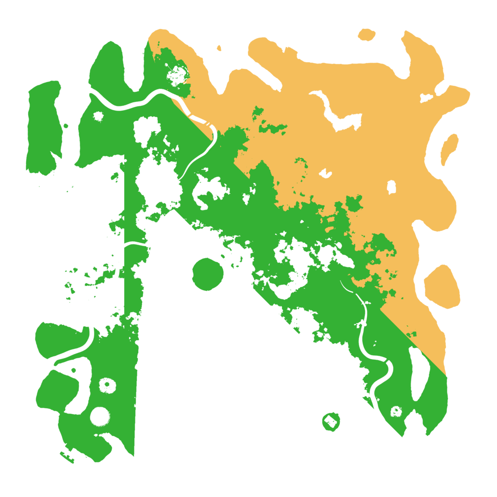 Biome Rust Map: Procedural Map, Size: 4500, Seed: 1024510548