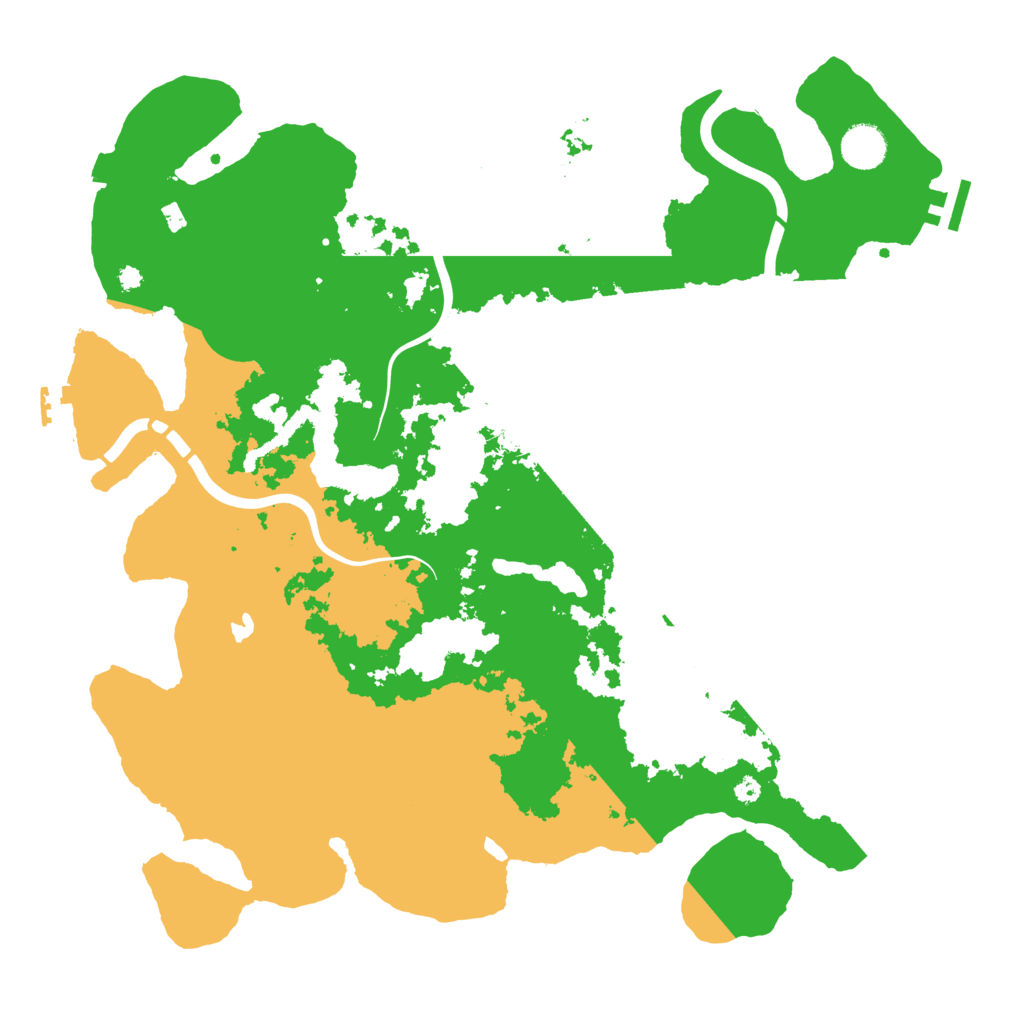 Biome Rust Map: Procedural Map, Size: 4000, Seed: 1282309242