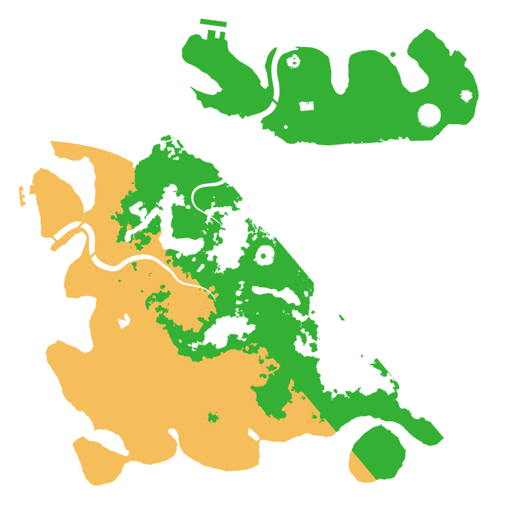 Biome Rust Map: Procedural Map, Size: 4000, Seed: 1282309242