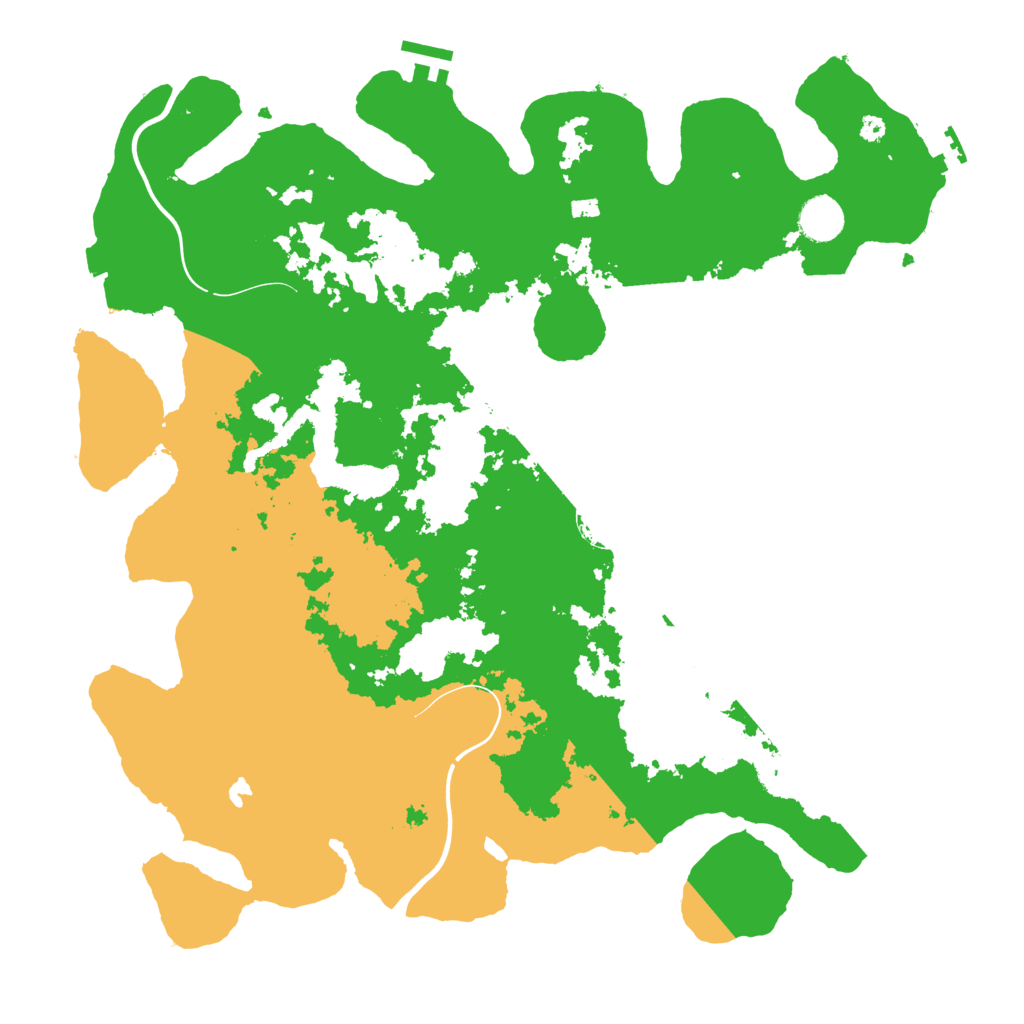 Biome Rust Map: Procedural Map, Size: 4000, Seed: 1282309242