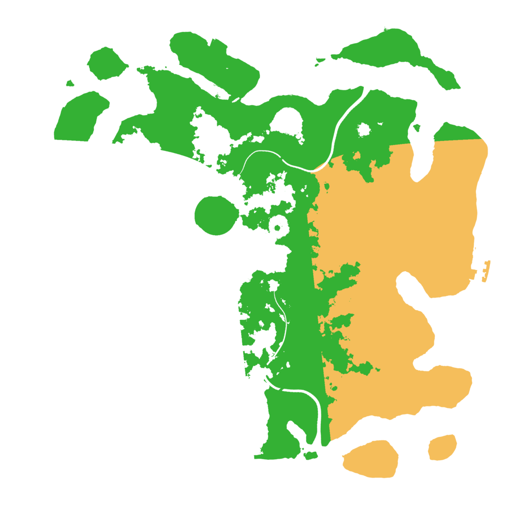Biome Rust Map: Procedural Map, Size: 3550, Seed: 17777