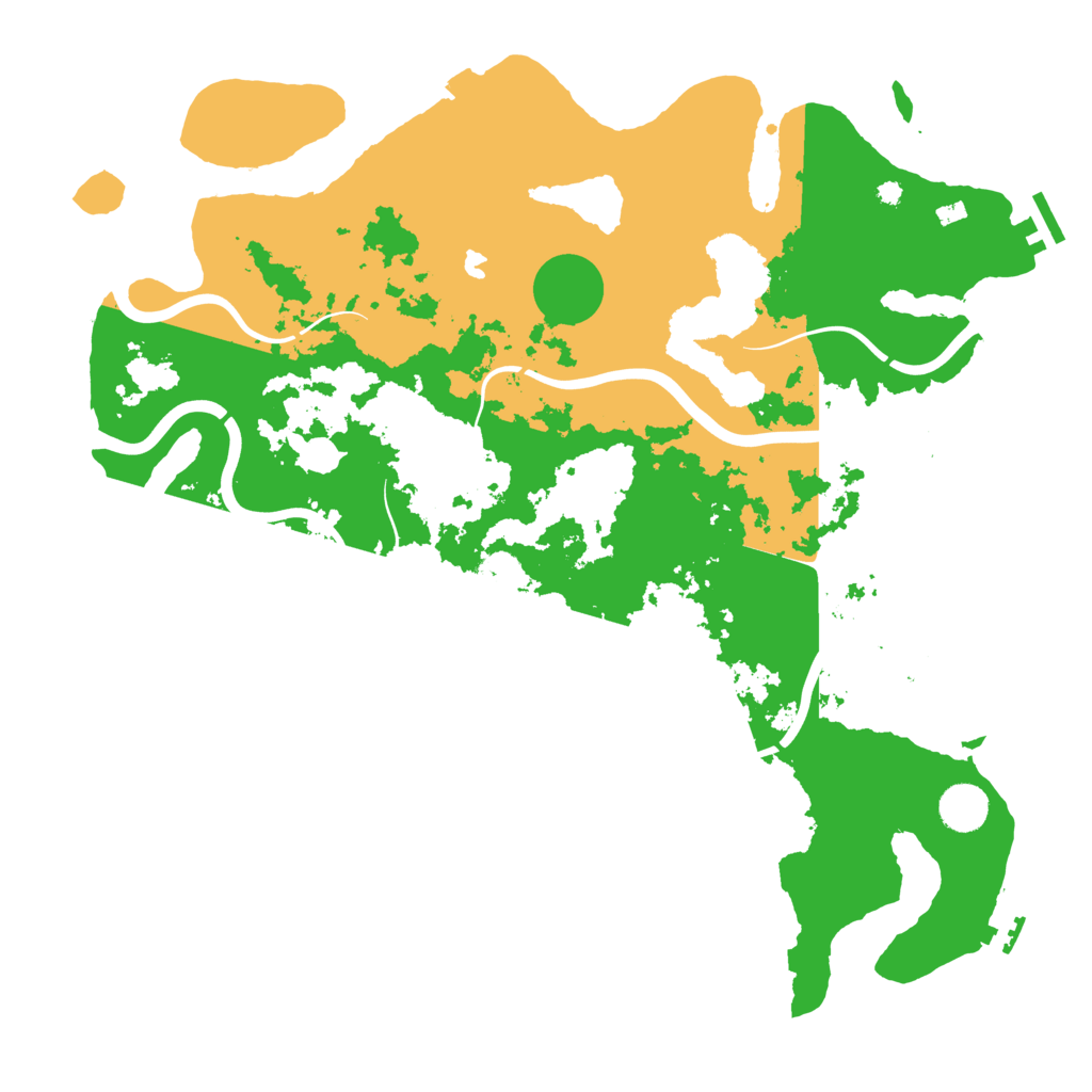 Biome Rust Map: Procedural Map, Size: 4100, Seed: 23515212
