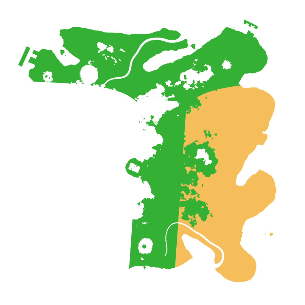 Biome Rust Map: Procedural Map, Size: 3000, Seed: 59735