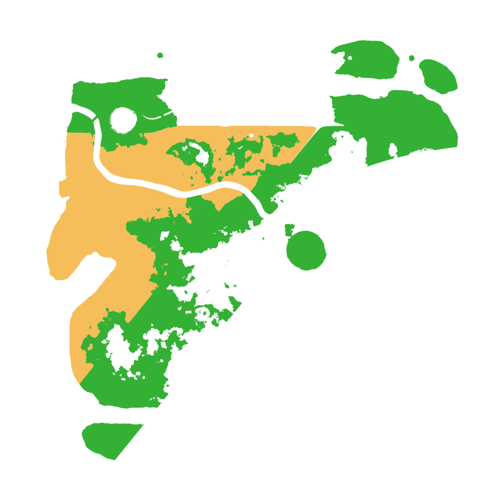 Biome Rust Map: Procedural Map, Size: 3500, Seed: 1132753361