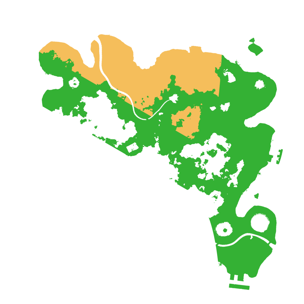 Biome Rust Map: Procedural Map, Size: 3000, Seed: 934214028