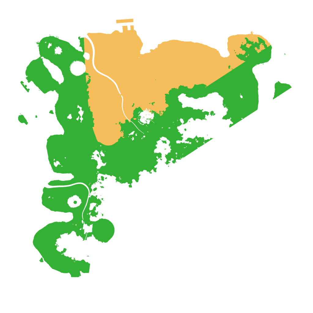 Biome Rust Map: Procedural Map, Size: 3700, Seed: 2917650