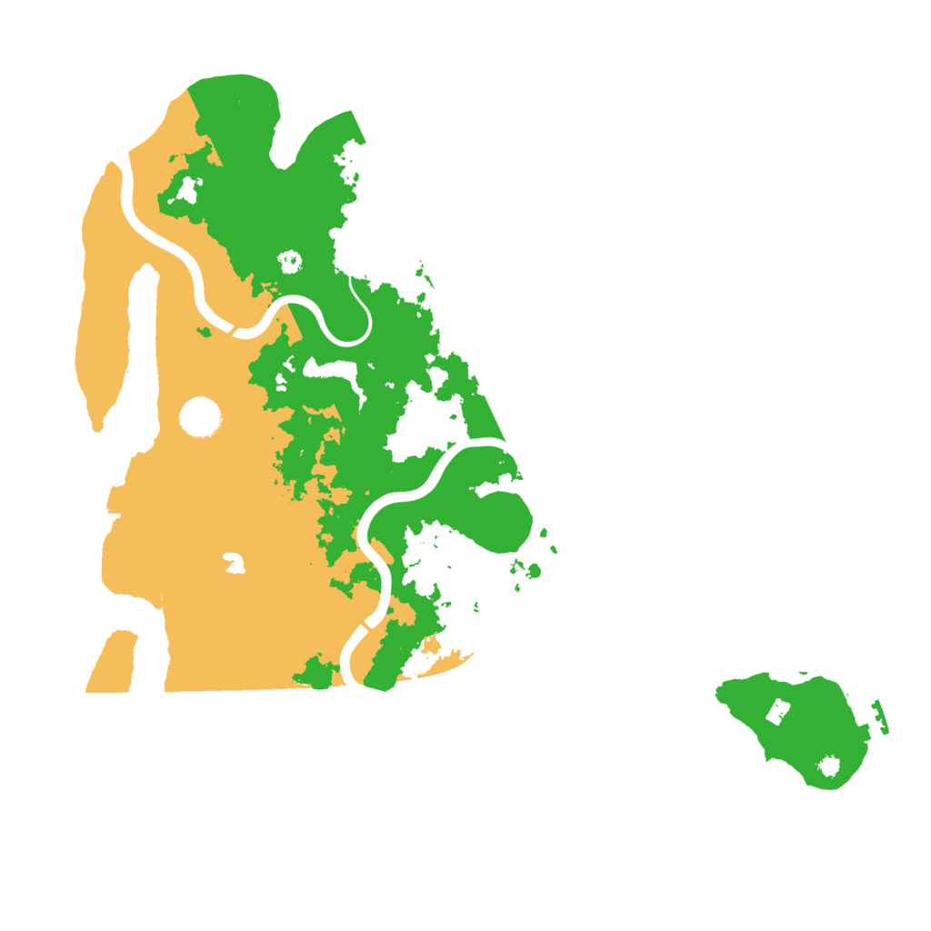 Biome Rust Map: Procedural Map, Size: 4000, Seed: 998047438